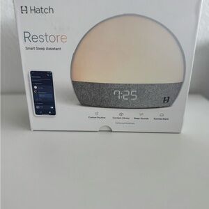 Hatch Restore Sleep Assistant with Gray and Cream - NEW IN UNOPENED BOX